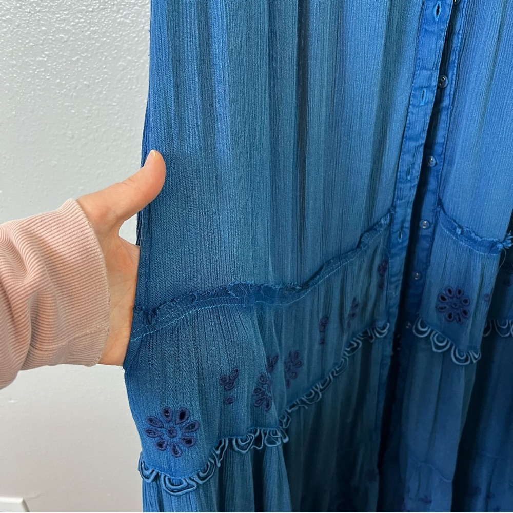 Free People Blue Maxi Dress - Picture 7 of 16